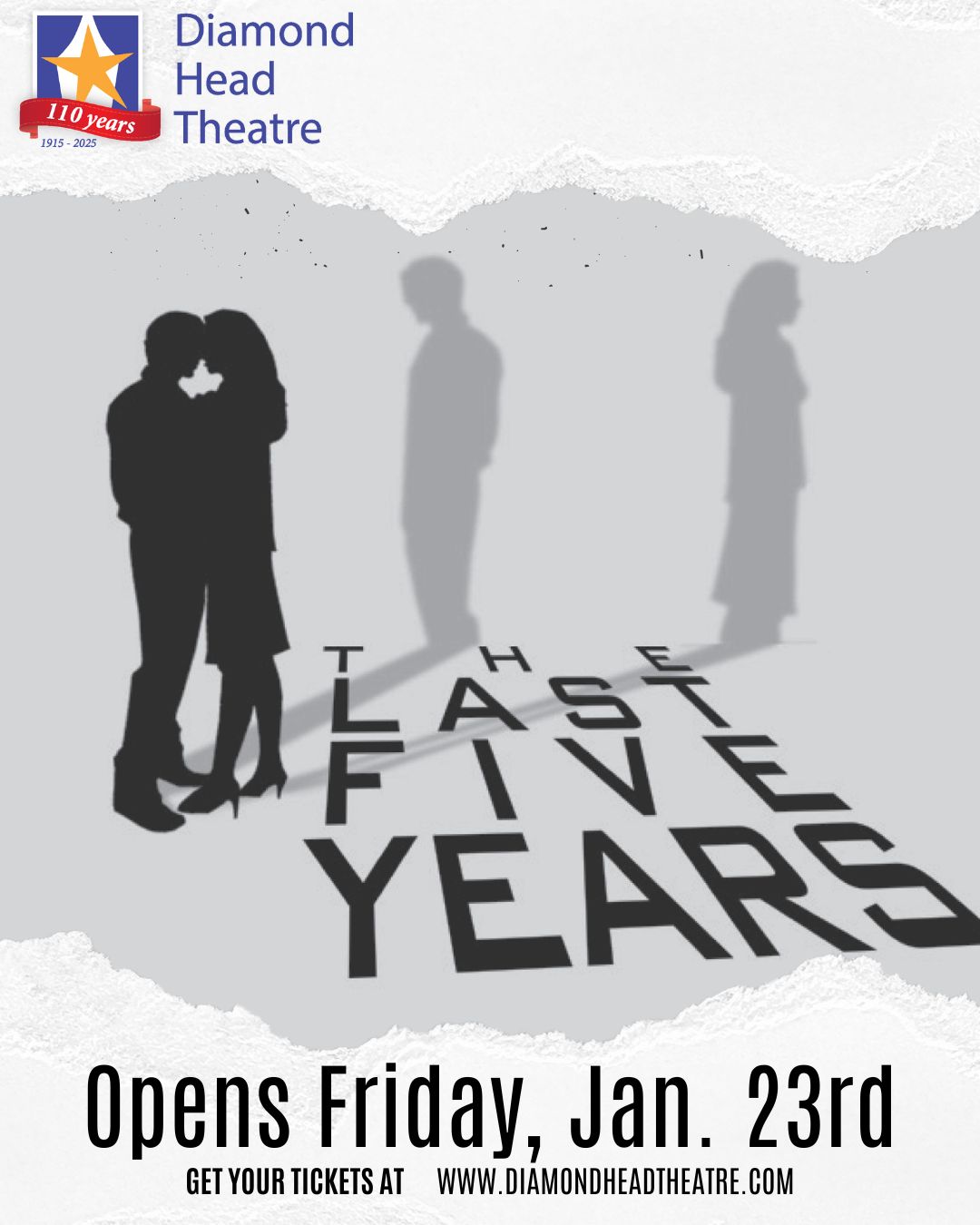 A must see.
#thelastfiveyears #diamondheadtheatre #supportlocaltheater